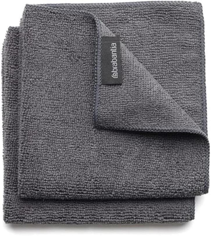 Microfiber theedoek 2 stuks SNELLE GRATIS VERZENDING, Huis en Inrichting, Keuken | Textiel, Nieuw, Theedoek of Handdoek, Grijs