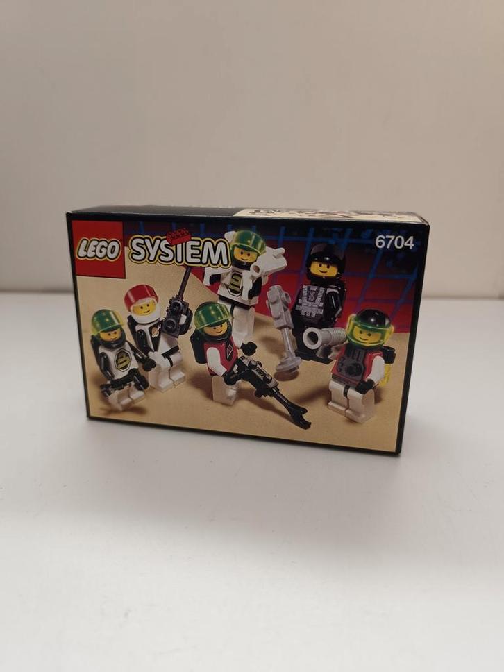 Zeldzame Lego 6704 Space Minifiguren volledige set + doos, Kinderen en Baby's, Speelgoed | Duplo en Lego, Zo goed als nieuw, Lego