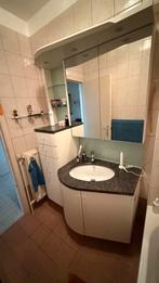 Gebroken wit badkamermeubel met granieten blad, Huis en Inrichting, Ophalen, Gebruikt, 100 tot 150 cm, 50 tot 75 cm