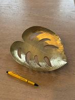 Goudkleurig metalen schaaltje in vorm van blad sissy-boy, Maison & Meubles, Comme neuf, Enlèvement, Autres matériaux, Balance