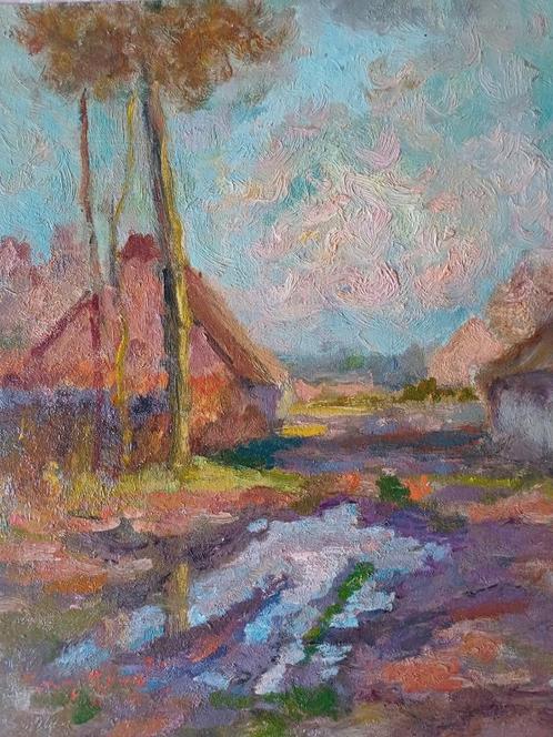 Kleine schilderijtjes M.VAN DEN BEMPT, Antiek en Kunst, Kunst | Schilderijen | Klassiek, Ophalen of Verzenden