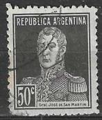 Argentinie 1923 - Yvert 287 - Jose de San Martín (ST), Postzegels en Munten, Postzegels | Amerika, Verzenden, Gestempeld