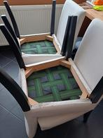 4 ikea stoelen + 22 hoezen, Enlèvement, Utilisé, Autres couleurs, Tissus