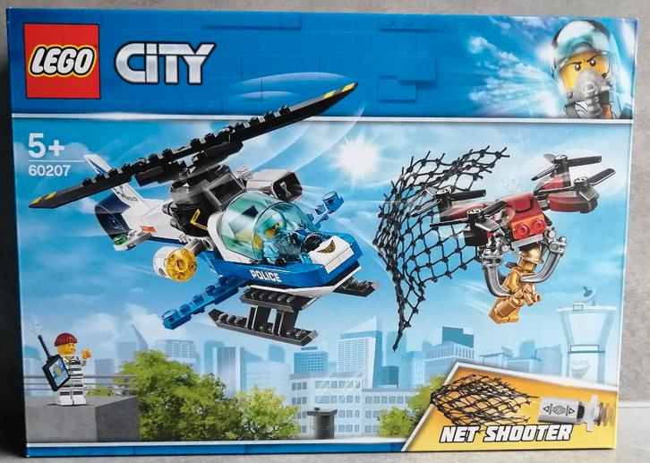 lego city 60207 luchtpolitie drone achtervolging, Kinderen en Baby's, Speelgoed | Duplo en Lego, Nieuw, Lego, Complete set, Ophalen of Verzenden