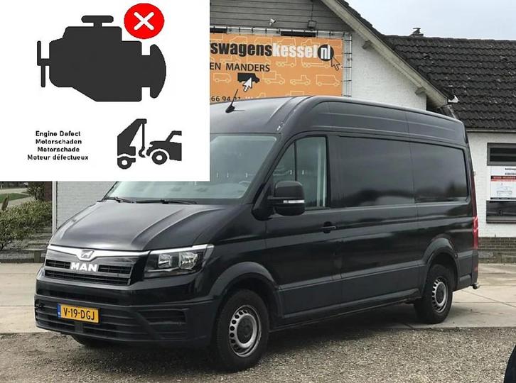 MAN TGE 2.0 TDi 103 kW Euro 6 Koelwagen Motorschade Frigo, Auto's, Bestelwagens en Lichte vracht, Bedrijf, Te koop, ABS, Achteruitrijcamera