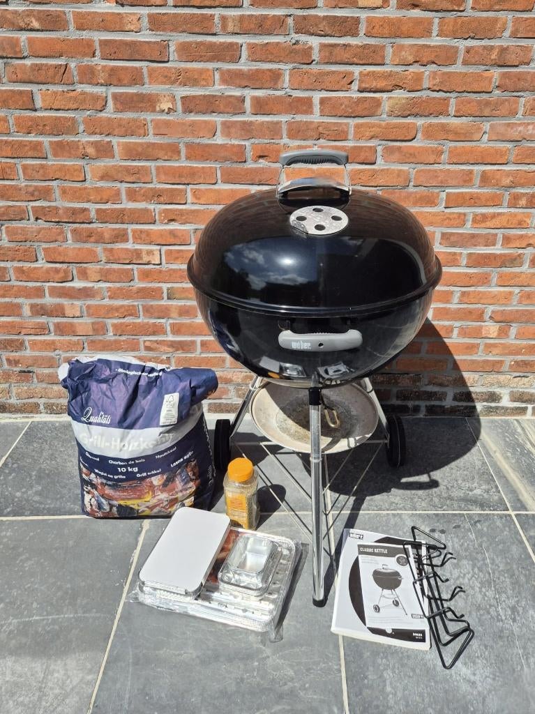 BBQ Weber 55 cm, Tuin en Terras, Ophalen, Gebruikt, Weber, Met accessoires
