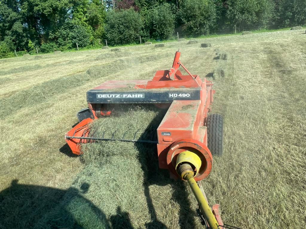 Deutz fahr hd490 balenpers, Ophalen