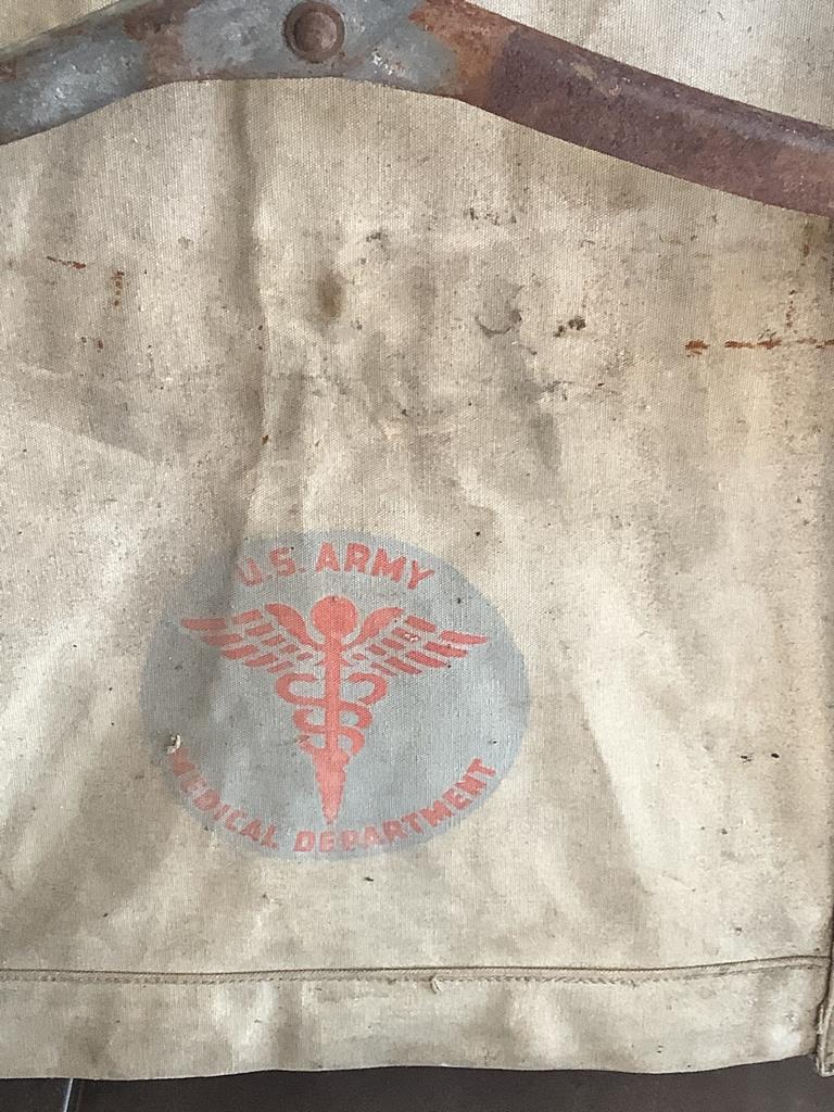 Civière US ww2 authentique Thirimont modèle 42, Collections, Enlèvement ou Envoi