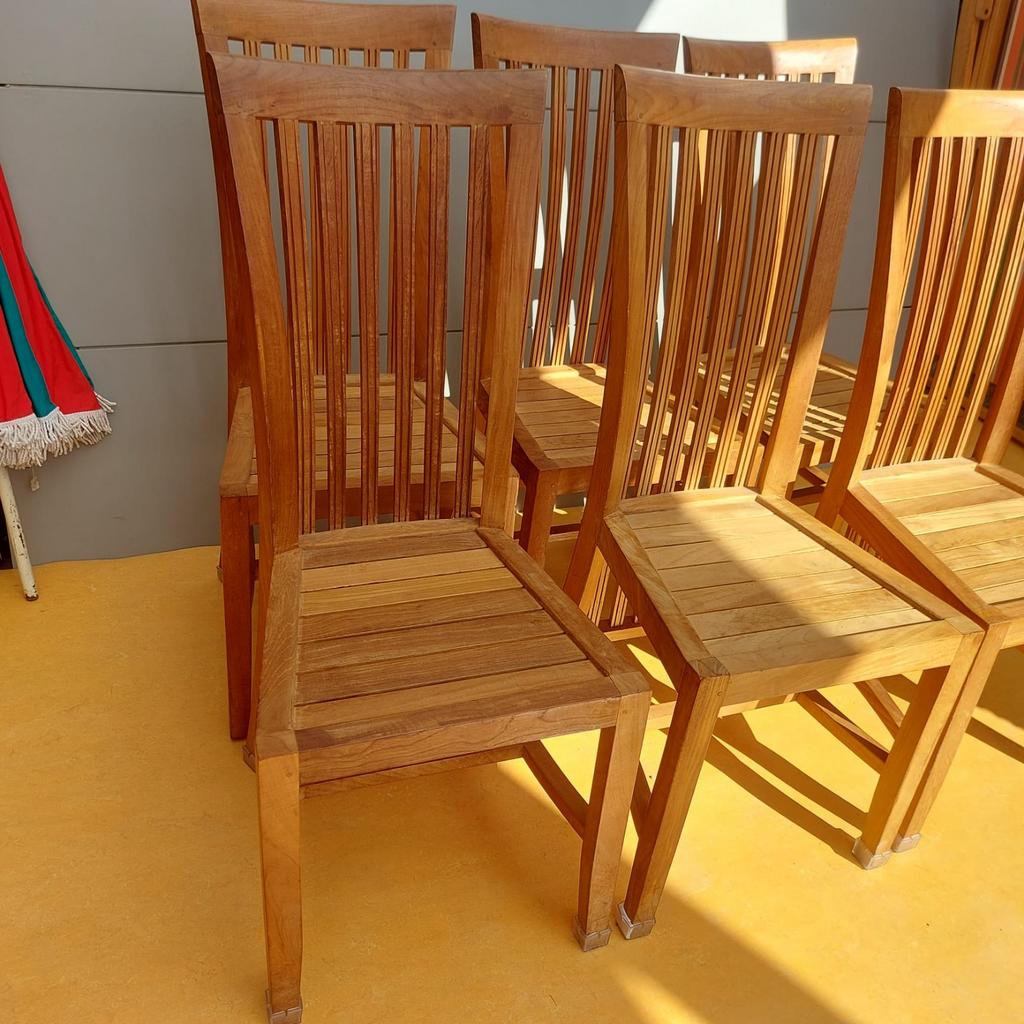 chaises en teck, Maison & Meubles, Chaises, Enlèvement