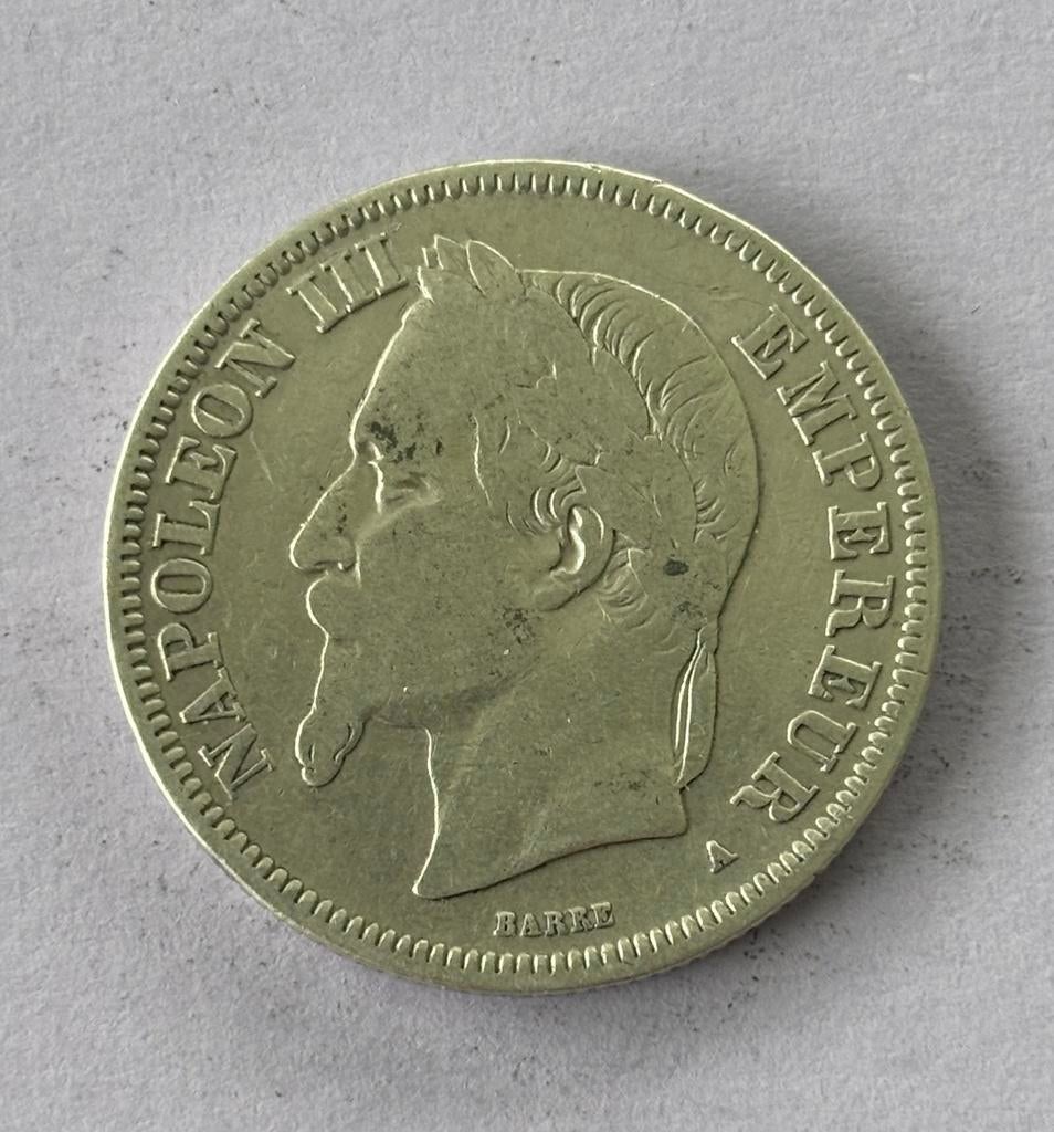 2 Fr Napoléon III 1868 A, Enlèvement ou Envoi, France, Monnaie en vrac, Argent