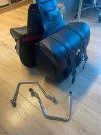 Zadeltassen met beugels., Motoren, Ophalen, Gebruikt