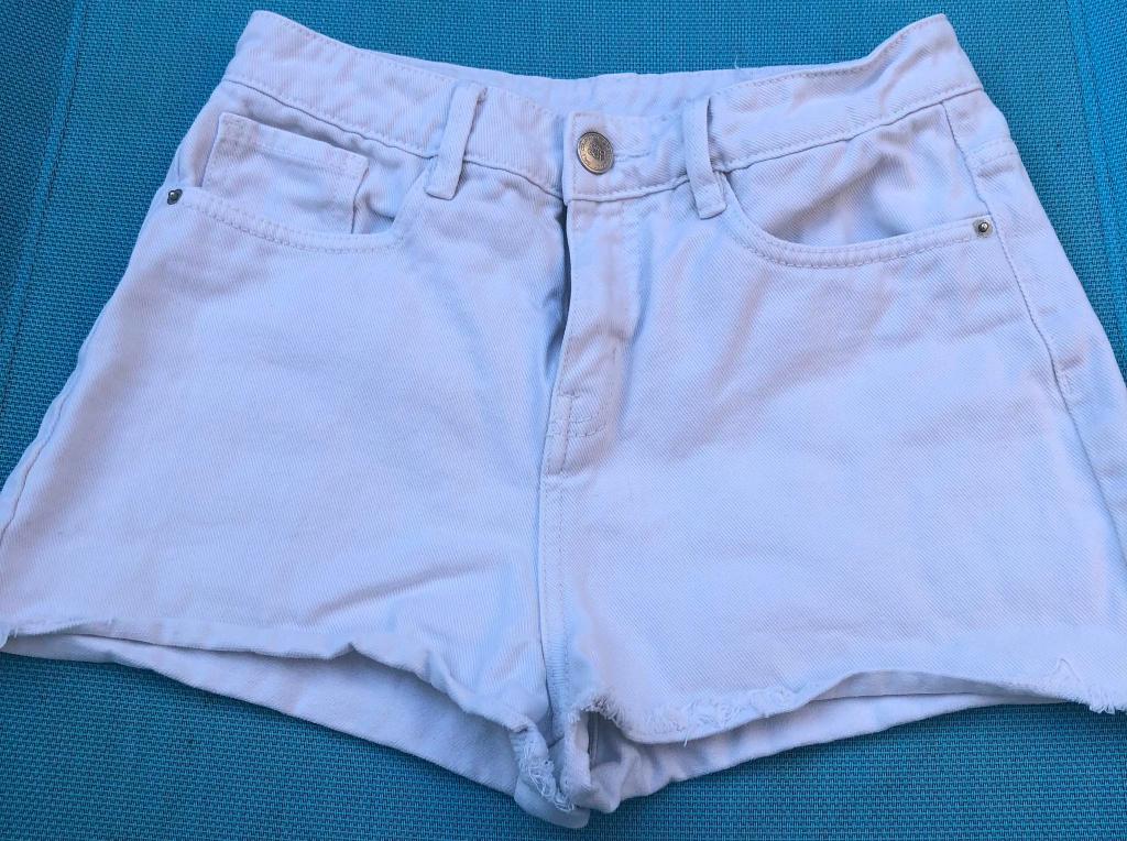 short en jean blanc XS - 13 ans, Enfants & Bébés, Vêtements enfant | Taille 158, Pantalon, Groggy, Comme neuf, Fille