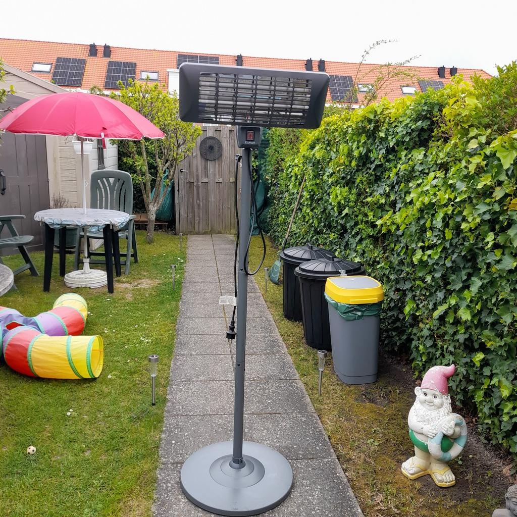 Eurom terrasverwarmer, Ophalen