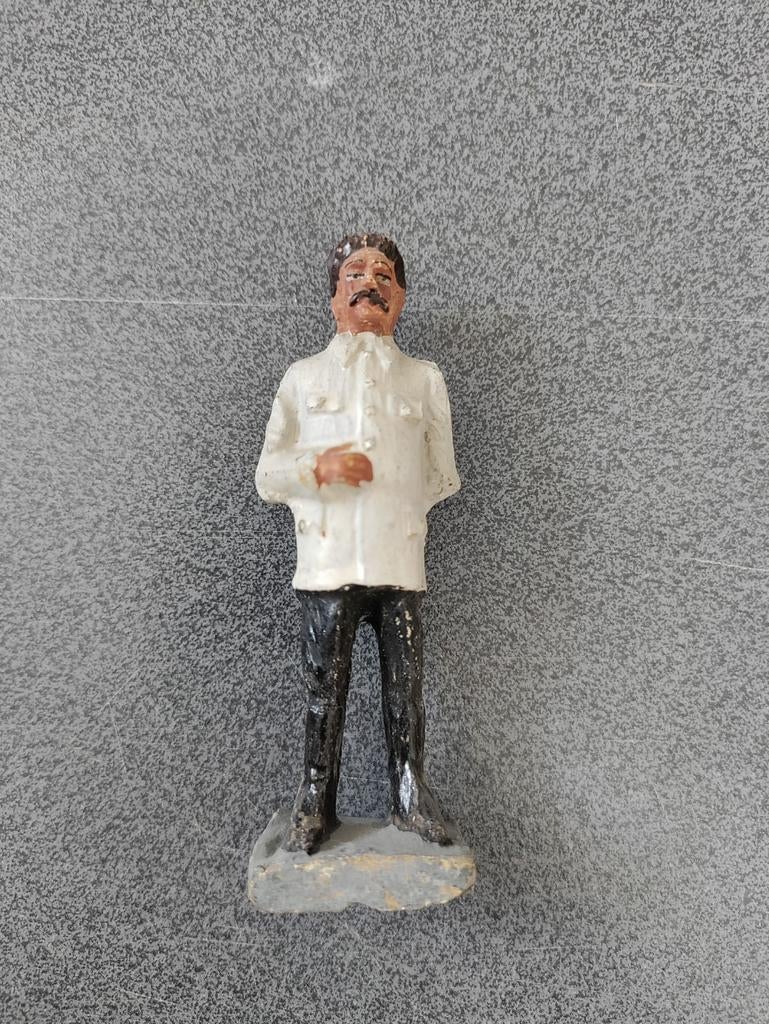 Figurine en pierre miniature de Staline, Russie, Front de l', Enlèvement ou Envoi