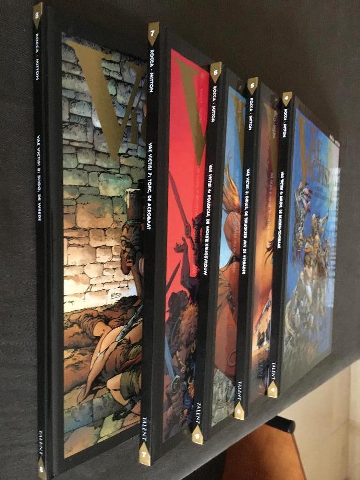 Vijf Hardcover strips Vae Victis van Mitton, Boeken, Stripverhalen, Ophalen of Verzenden