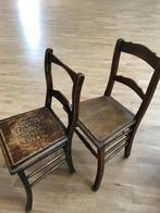 Caféstoel, Huis en Inrichting, Stoelen, Ophalen, Gebruikt, Bruin, Twee