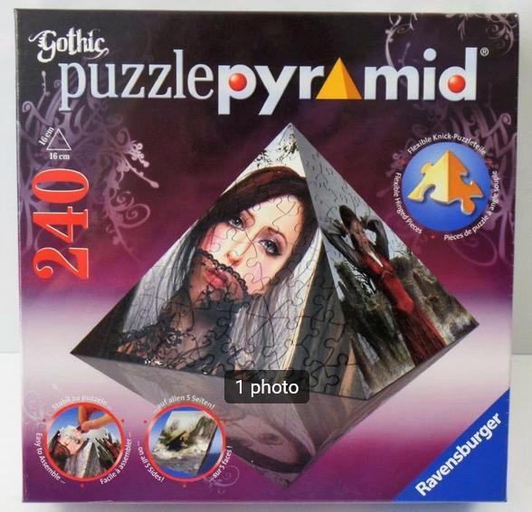 Ravensburger 3D-gotische piramidepuzzel, Hobby en Vrije tijd, Denksport en Puzzels, Zo goed als nieuw, Legpuzzel, Minder dan 500 stukjes