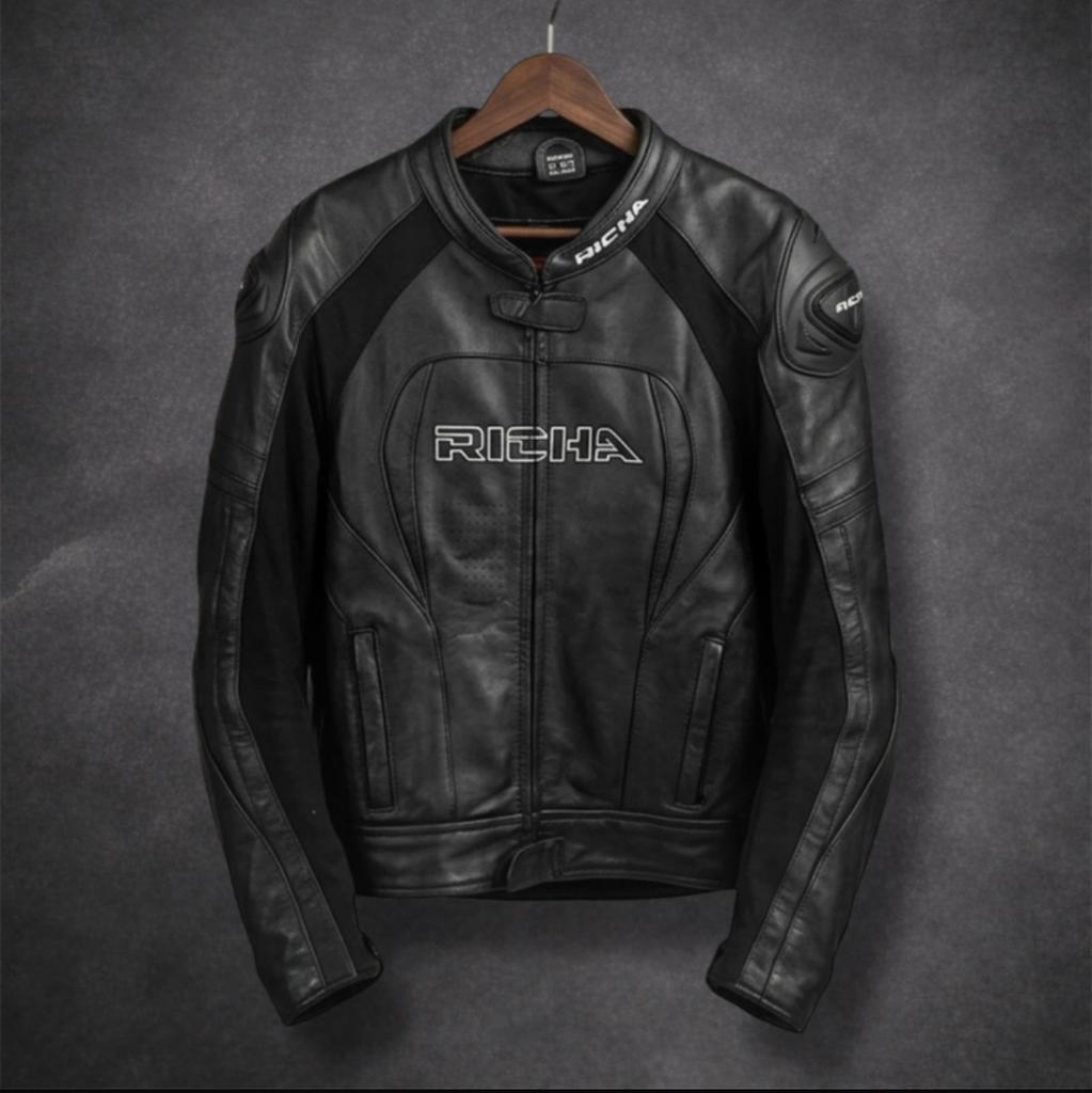 Veste Cuir Moto Richa Eur52, Motos, Enlèvement ou Envoi, Pantalon | cuir