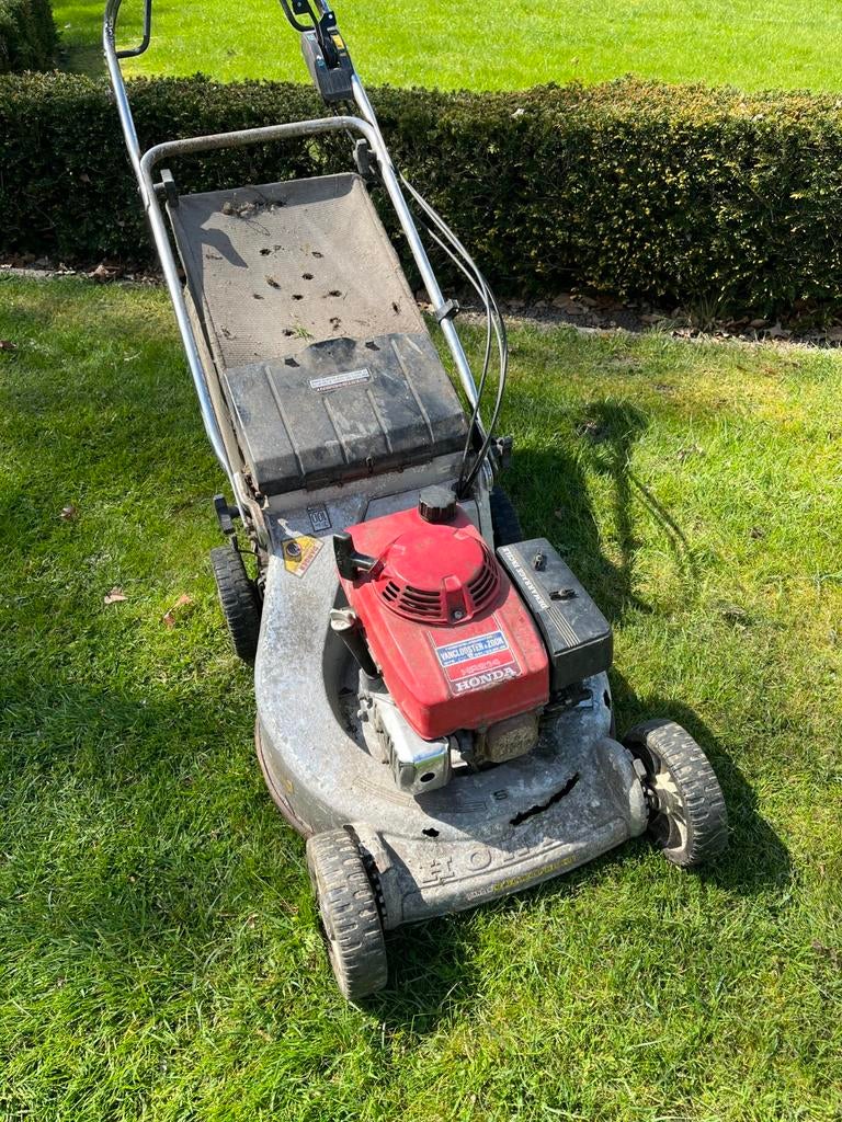 Benzine grasmaaiers, Tuin en Terras, Grasmaaiers, Gebruikt, Ophalen