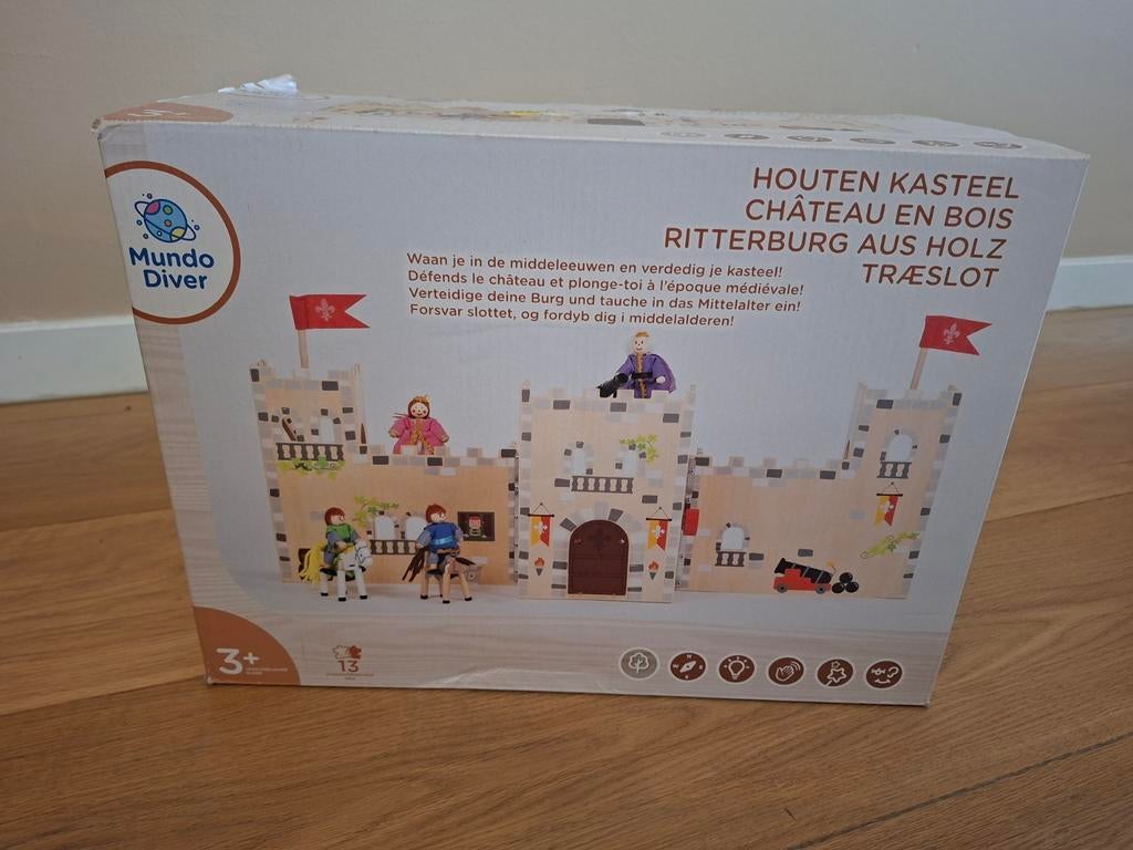 Houten kasteel, Verzamelen, Poppenhuizen en Toebehoren, Ophalen