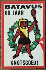 BATAVUS 60 JAAR/oud etiket, Verzamelen, Merken en Reclamevoorwerpen, Ophalen of Verzenden, Zo goed als nieuw, Overige typen