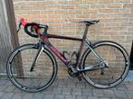Zwarte (met rode accenten) Merckx EMX 3 in prima staat, Fietsen en Brommers, 28 inch, Gebruikt, Carbon, Heren