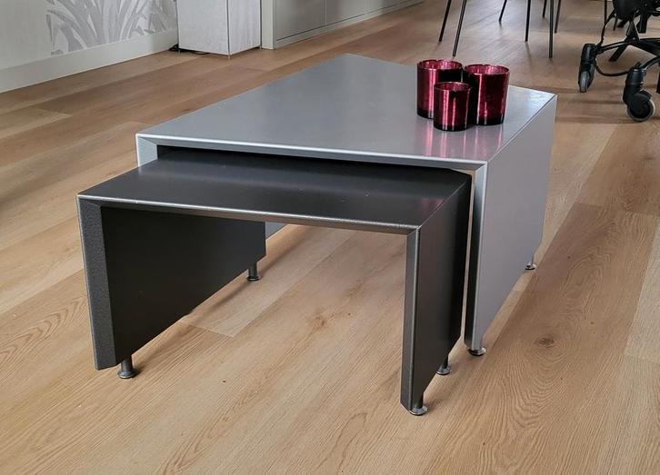 3 tables basses Leolux en MDF, Maison & Meubles, Tables | Tables de salon, Utilisé, Moins de 50 cm, 50 à 100 cm, 50 à 100 cm, Autres formes