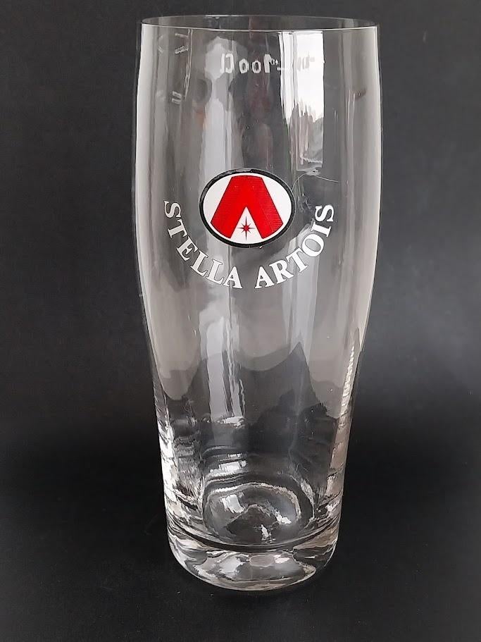 STELLA ARTOIS glas van 1 liter, Ophalen of Verzenden