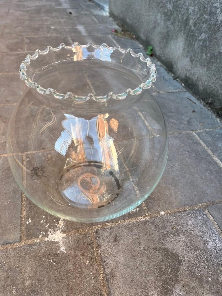 vase en verre avec ouverture décorative - gobelet, Enlèvement ou Envoi