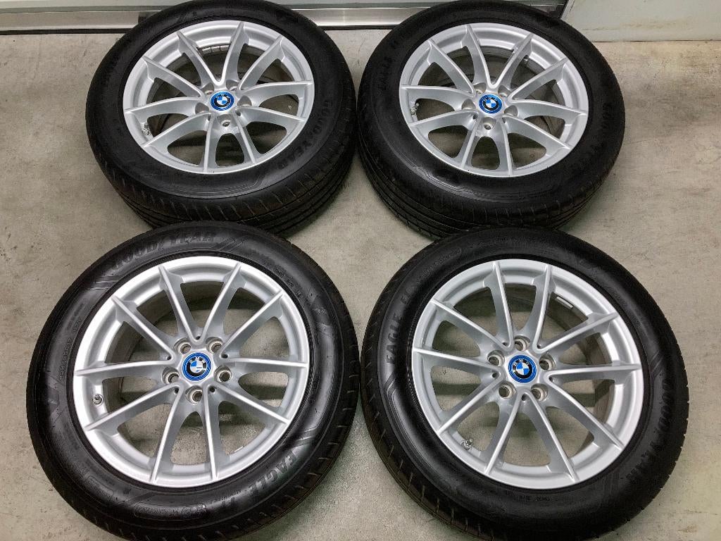 17 inch velgen met zomerbanden BMW 5-serie G30 / G31, Ophalen, Gebruikt, Banden en Velgen, 17 inch