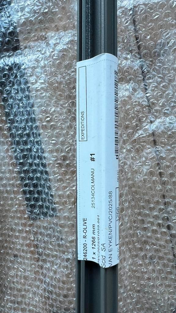 Vast pvc raamkozijn l1.152xh1.852, Doe-het-zelf en Bouw, Glas en Ramen, Nieuw, Gevelraam of Ruit, 160 cm of meer, 80 tot 120 cm