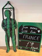 jouet ancien en plastique bicolore jeu vintage parachutiste, Collections, Enlèvement ou Envoi, Comme neuf