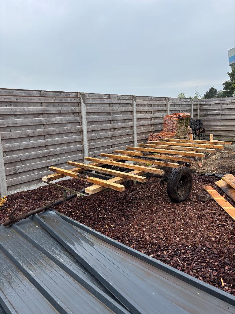 Onderstel aanhangwagen, Enlèvement, Utilisé