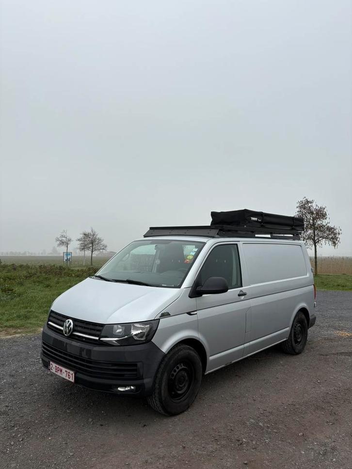 VW T6 4Motion - 2015 - Daktent + Luifel, Auto's, Bestelwagens en Lichte vracht, Particulier, Volkswagen, Diesel, Handgeschakeld