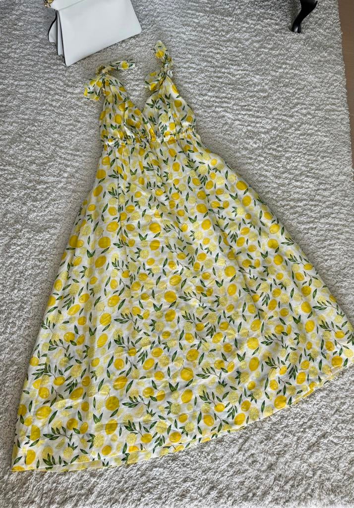 Robe Twinset, Sous le genou, Taille 42/44 (L), Neuf, Jaune