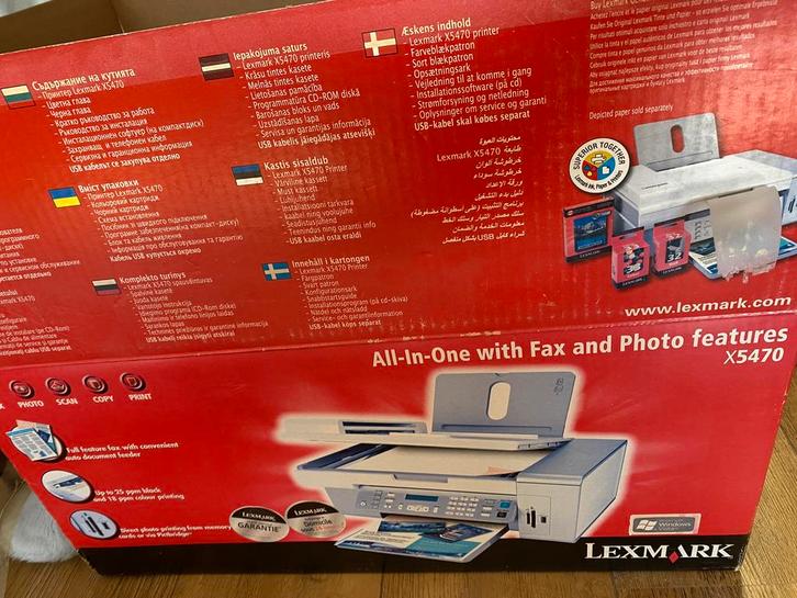 Imprimante multi fonction Lexmark X5470 neuve dans sa boite, Informatique & Logiciels, Imprimantes, Imprimante, Fax, Enlèvement