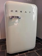 Retro koelkast Create (nieuw), Elektronische apparatuur, Koelkasten en IJskasten, Ophalen, 100 tot 150 liter, Nieuw, Energieklasse A of zuiniger
