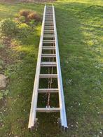 Professionele schuifladder 2 x 18 treden, Doe-het-zelf en Bouw, Ladders en Trappen, Ophalen, Zo goed als nieuw, Ladder, Opvouwbaar of Inschuifbaar