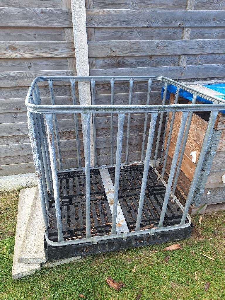 Ibc kooi plastic pallet, Ophalen