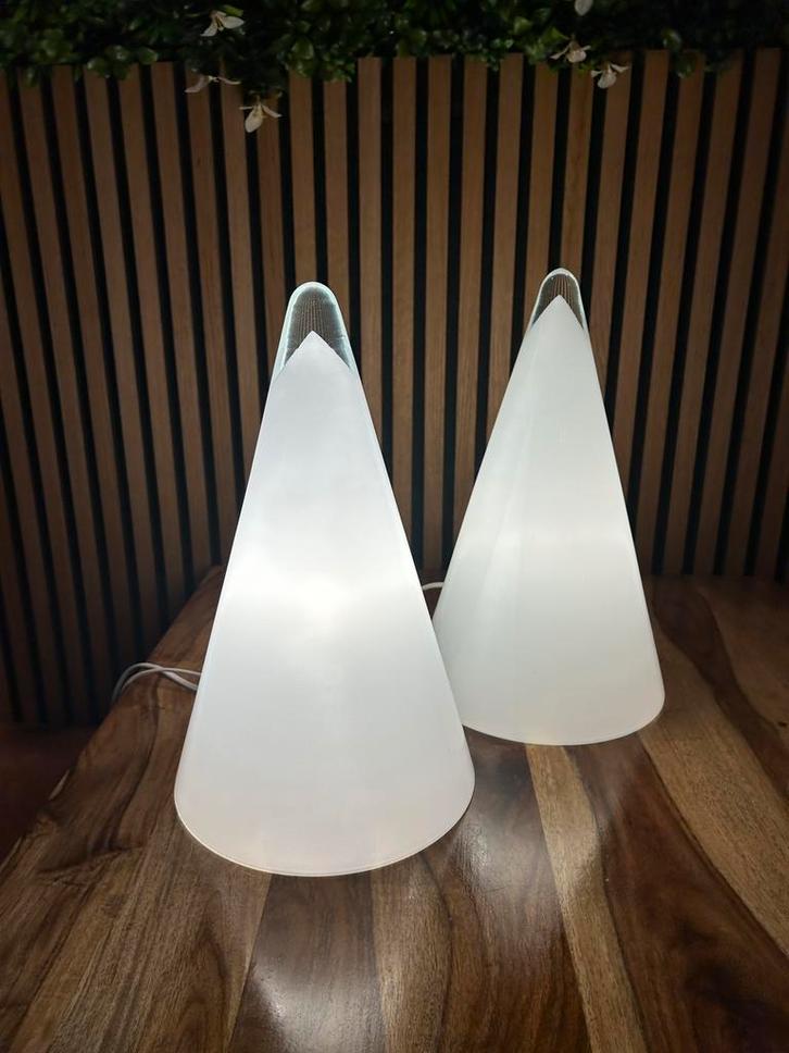 Lampe design grand modèle Tepee, Maison & Meubles, Lampes | Abat-jour, Comme neuf, Blanc, Enlèvement