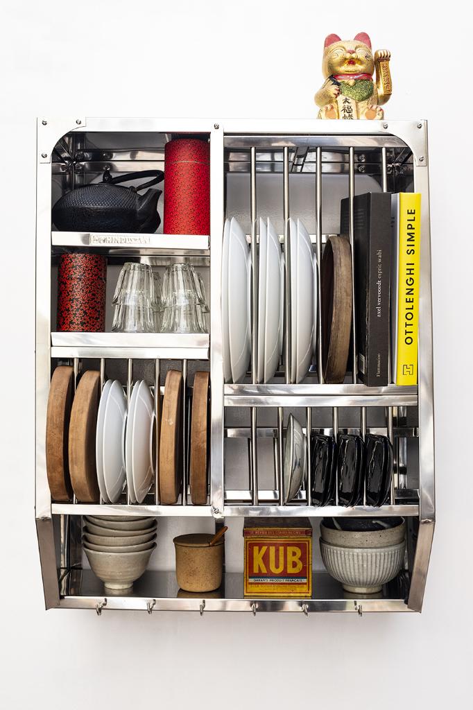 Meuble de cuisine - Égouttoir Vaisselier 76x60 cm - BOMBAY, Envoi, Neuf