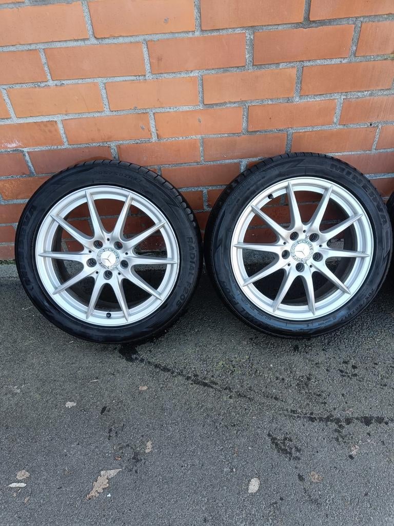 5x112 velgen en banden 17 inch origineel mercedes, Auto-onderdelen, Ophalen, 17 inch, Band(en)