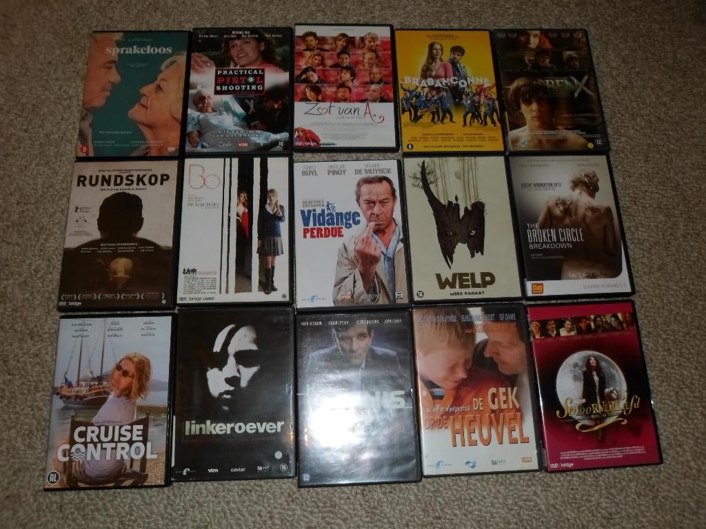 DVD'S met Belgische films, Cd's en Dvd's, Dvd's | Nederlandstalig, Ophalen, Zo goed als nieuw, Film