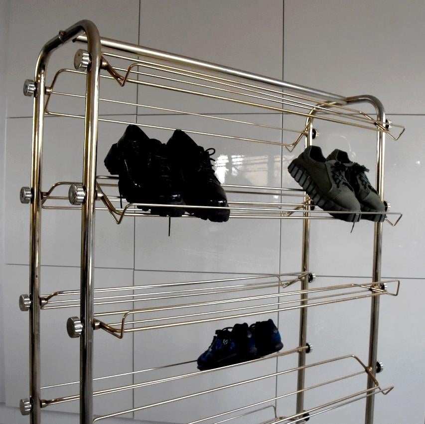 Étagère à chaussures/étagère de magasin, Antiquités & Art, Antiquités | Accessoires de maison, Enlèvement