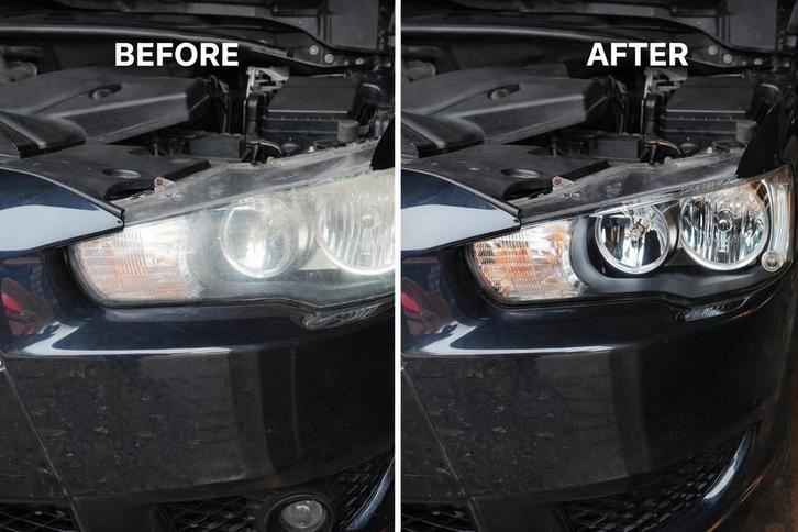 Koplampen polijsten!!, Auto diversen, Tuning en Styling, Ophalen