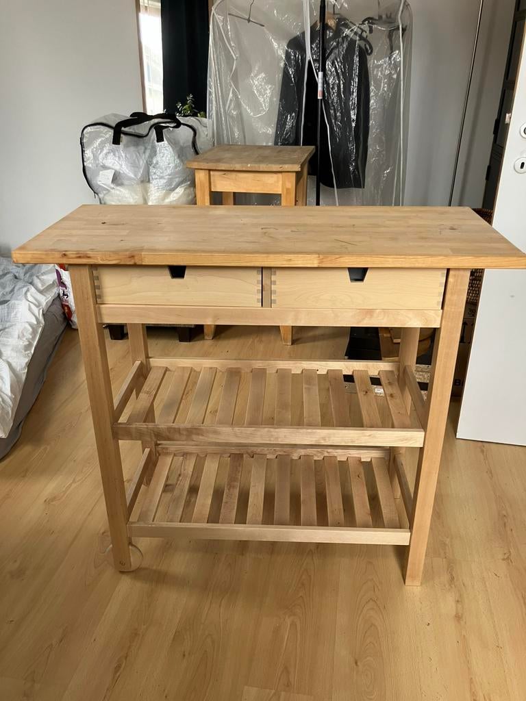 Förhöja - Desserte à roulettes - Plan de travail, Ophalen, Zo goed als nieuw