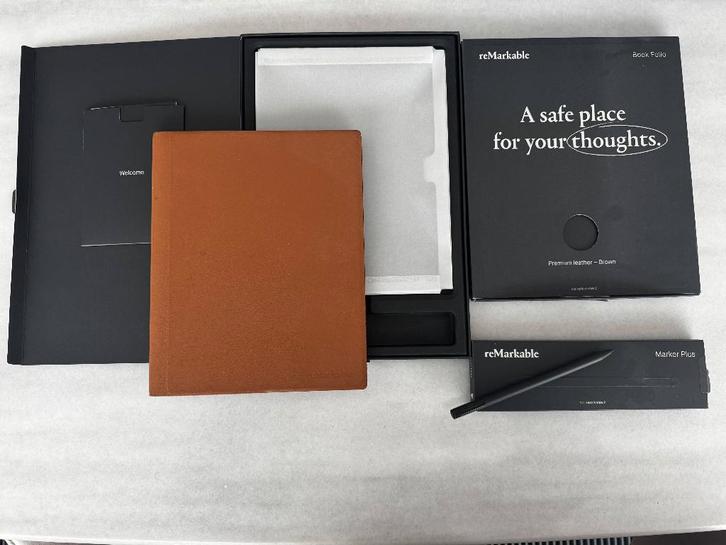REMARKABLE 2 + MARKER PLUS+ BOOK FOLIO, Computers en Software, Tekentablets, Zo goed als nieuw, Draadloos, Ophalen of Verzenden