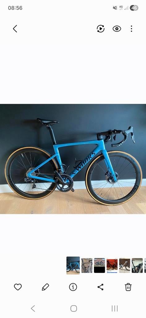 Specialized s-works tarmac sl7, Ophalen