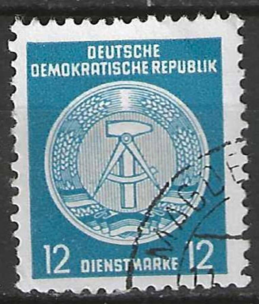 Duitsland DDR 1955 - Yvert 20SE - Service - Kompas. (ST), Verzenden, DDR, Gestempeld