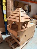 Voederhuis in teak hout 80 op 80 CM 65 h, Tuin en Terras, Ophalen, Zo goed als nieuw